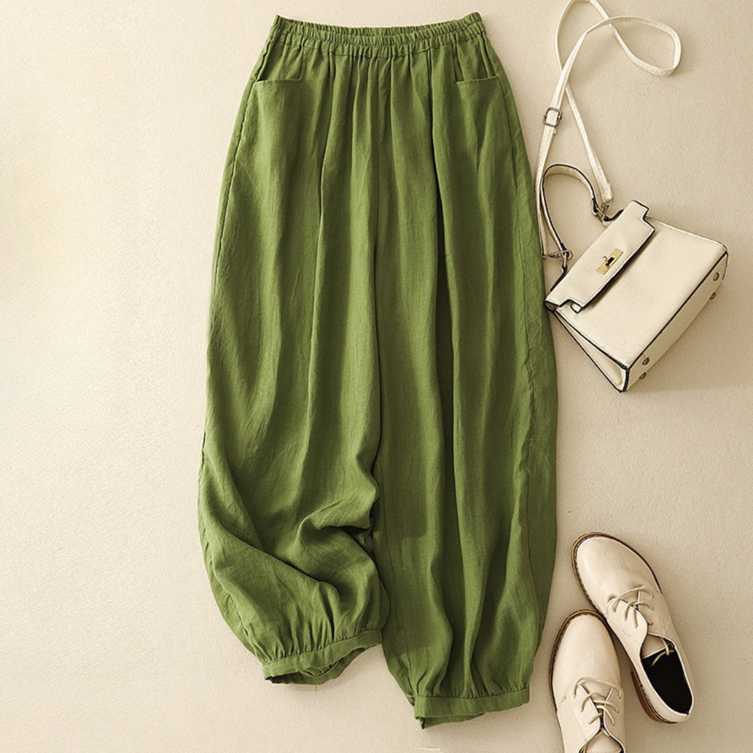 Pantalon en lin Seneca