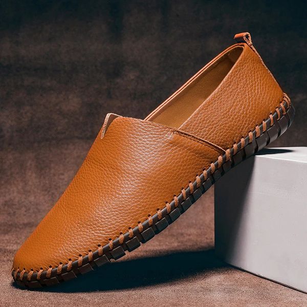 MOCASSINS EN CUIR MASSIMO