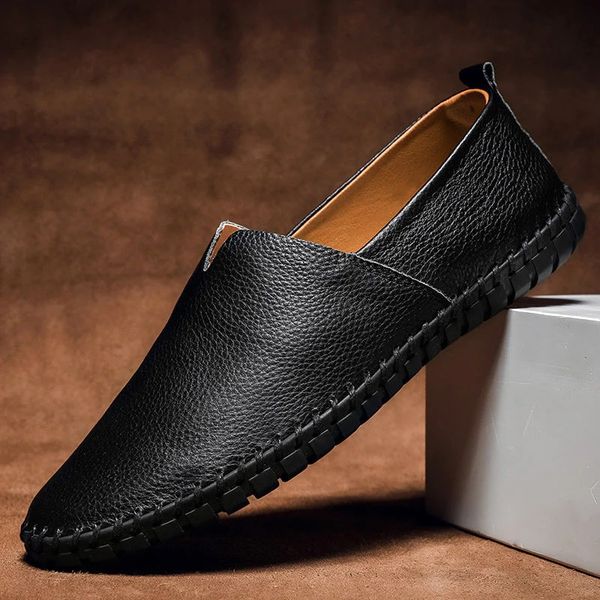 MOCASSINS EN CUIR MASSIMO