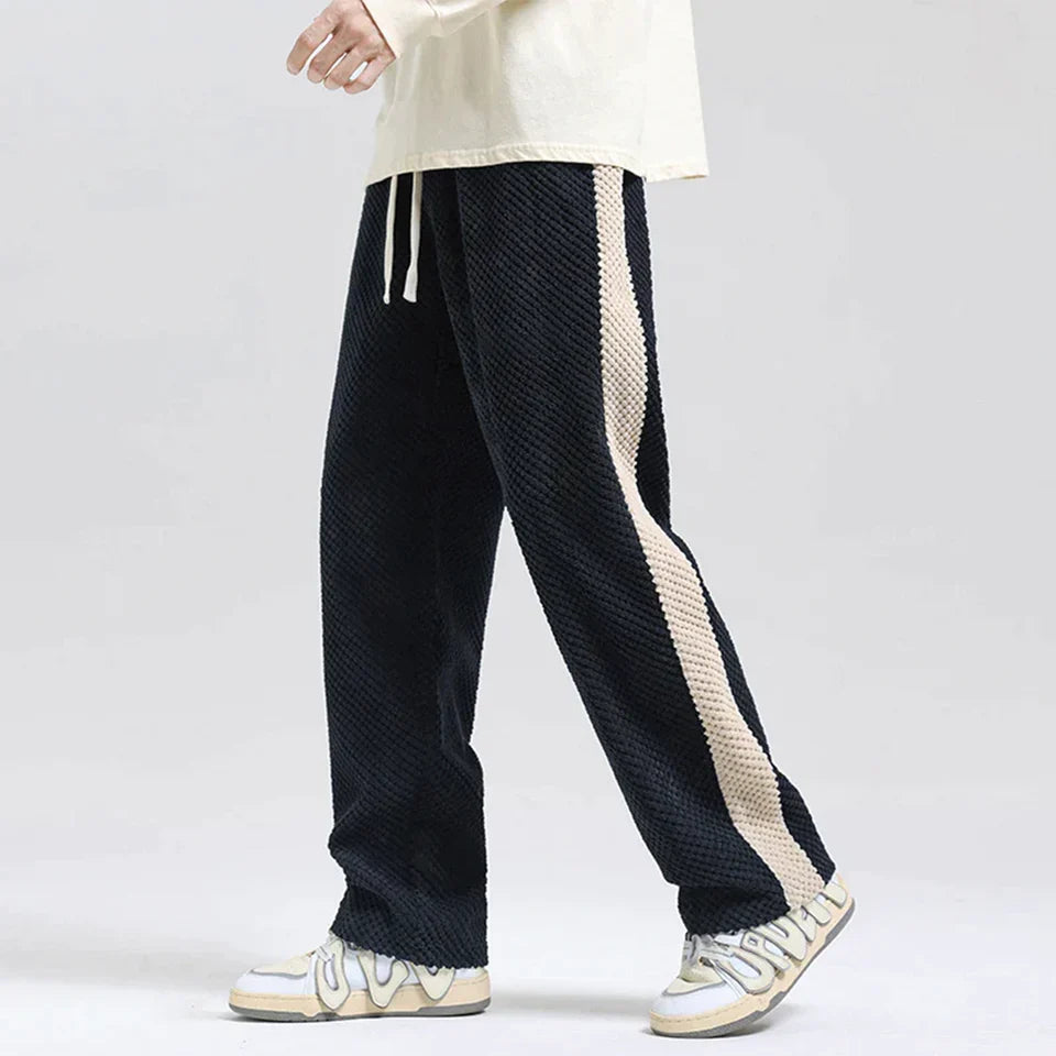 Pantalon de jogging en velours côtelé gaufré Hype