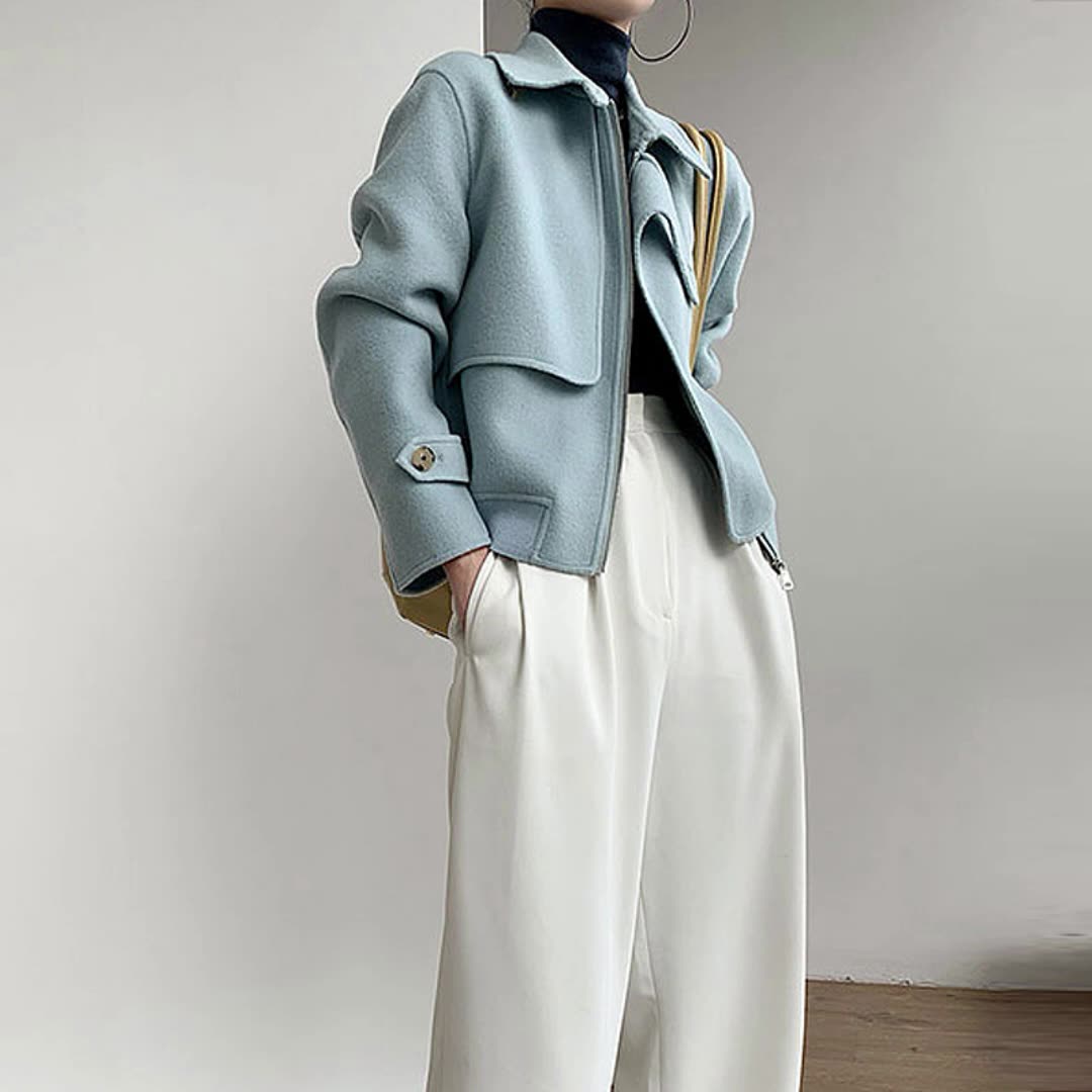Manteau en laine Becca