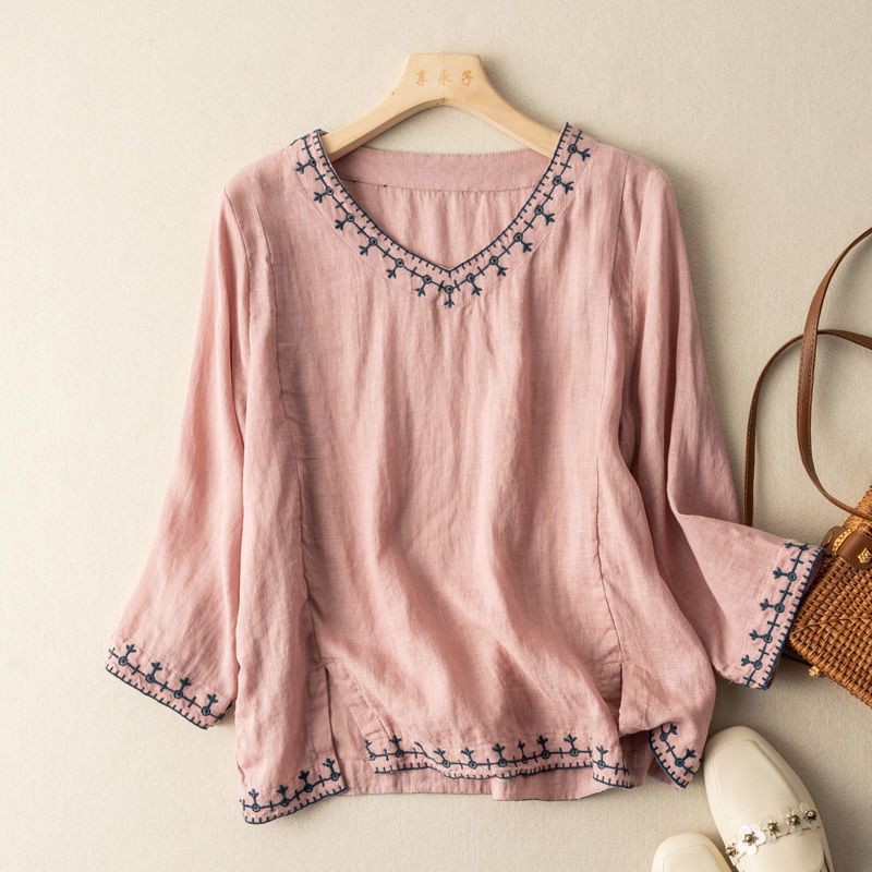 Chemise en lin Leah
