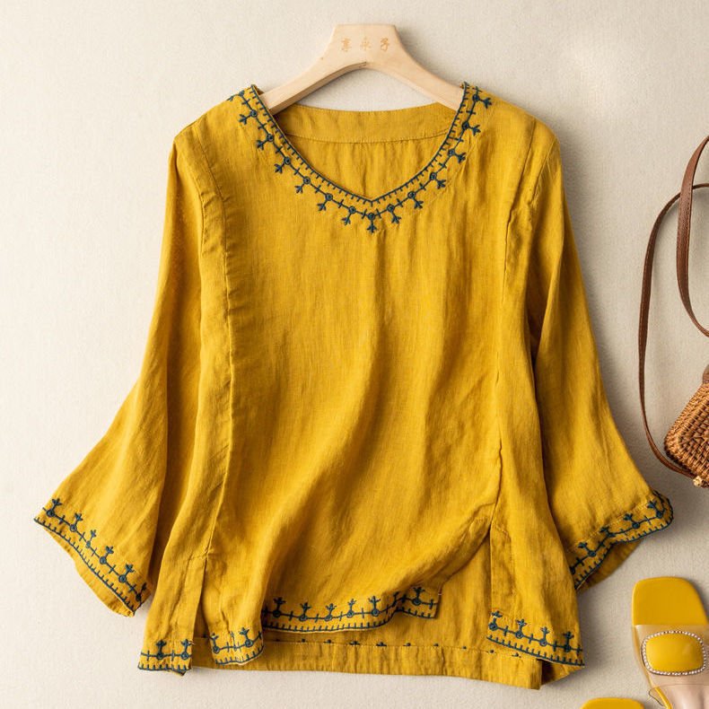 Chemise en lin Leah