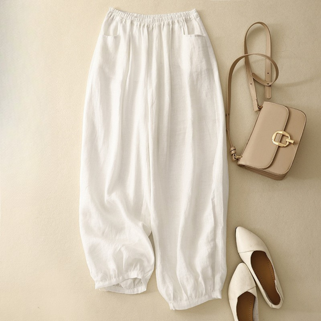 Pantalon en lin Seneca