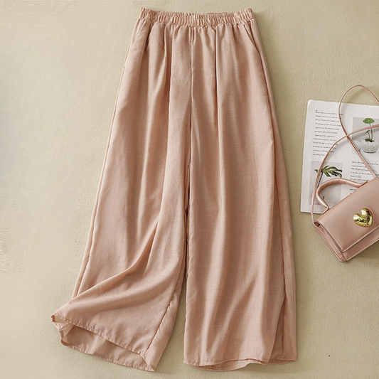 Pantalon en lin Sabrina