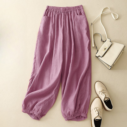 Pantalon en lin Seneca