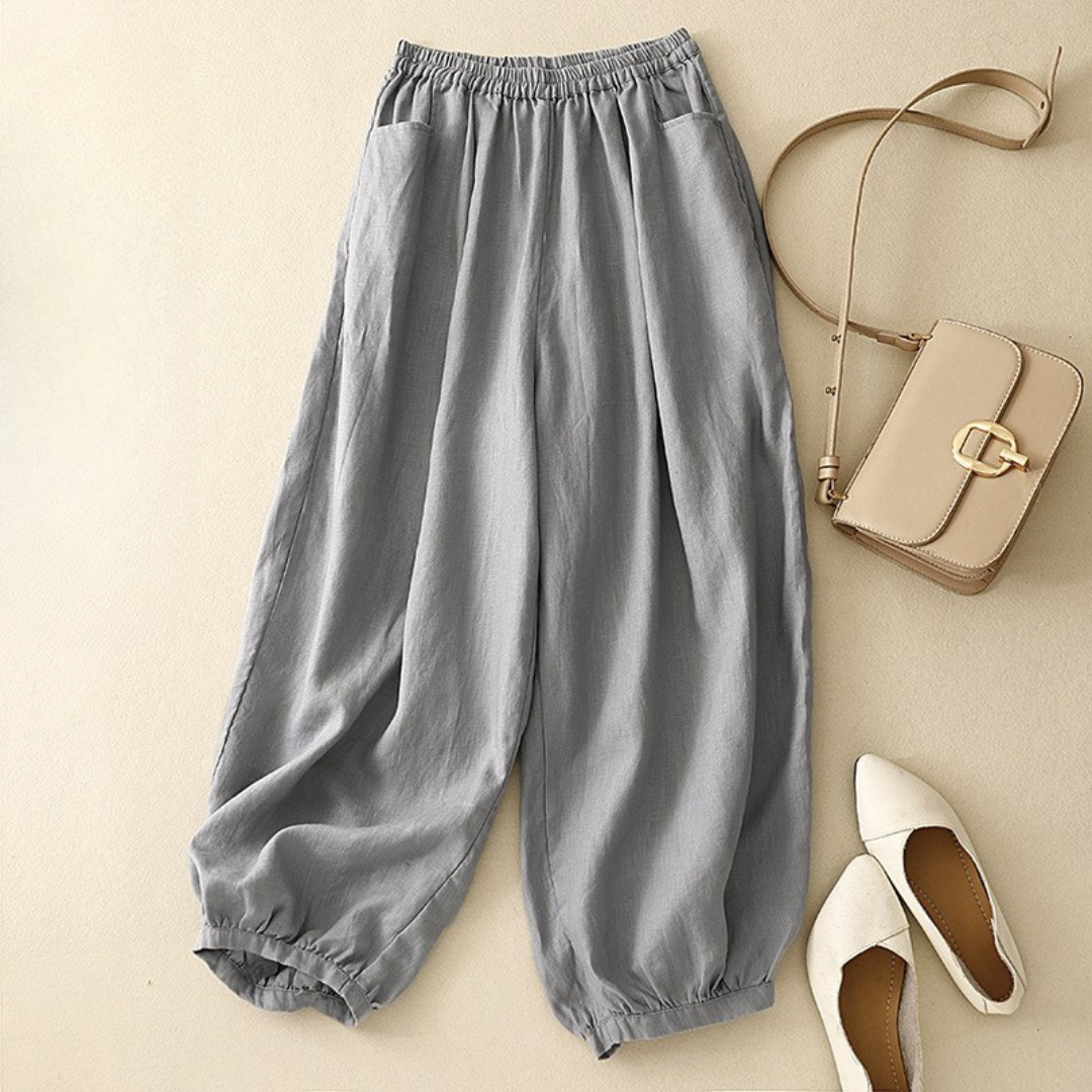 Pantalon en lin Seneca