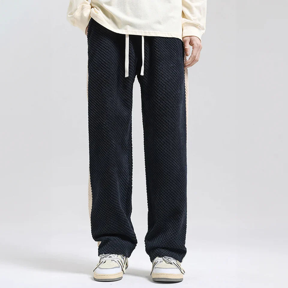 Pantalon de jogging en velours côtelé gaufré Hype