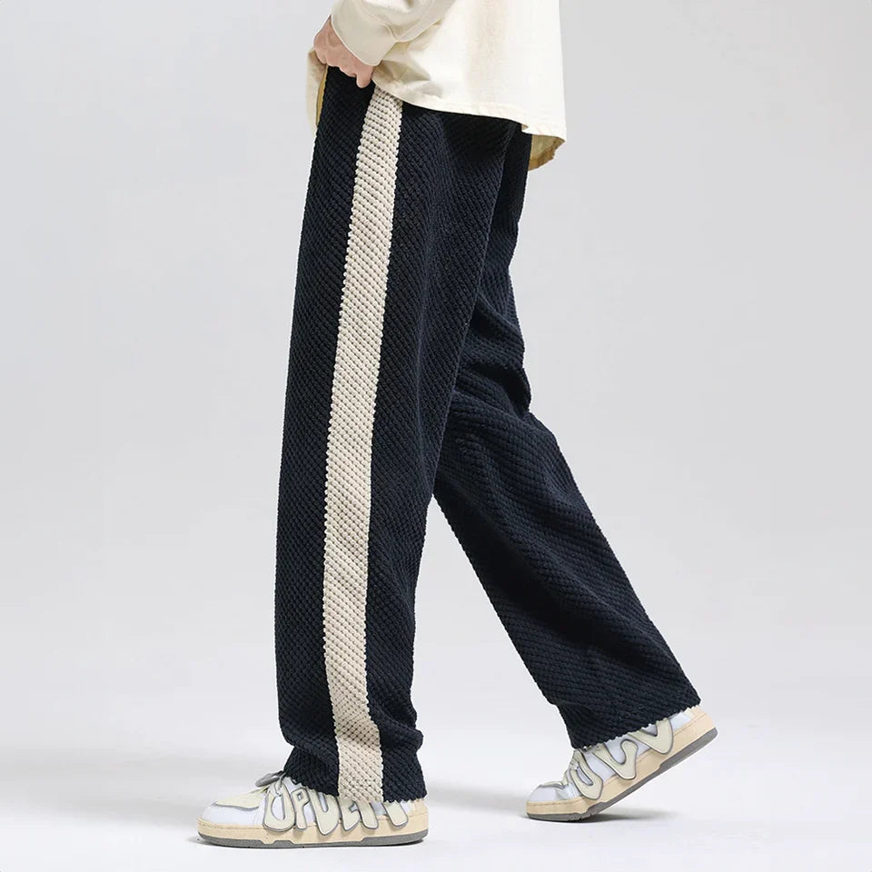Pantalon de jogging en velours côtelé gaufré Hype