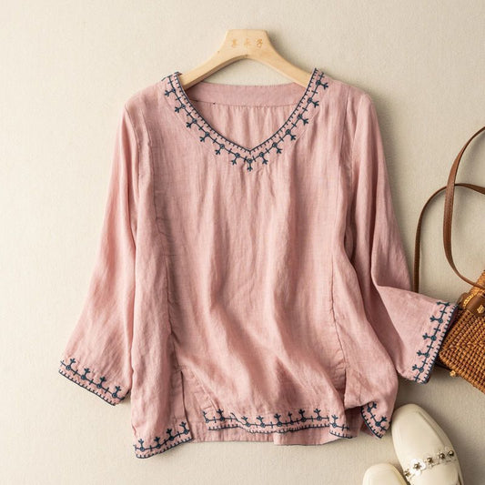 Chemise en lin Leah