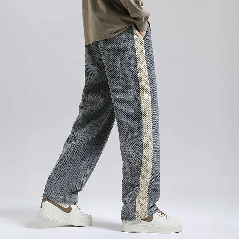 Pantalon de jogging en velours côtelé gaufré Hype