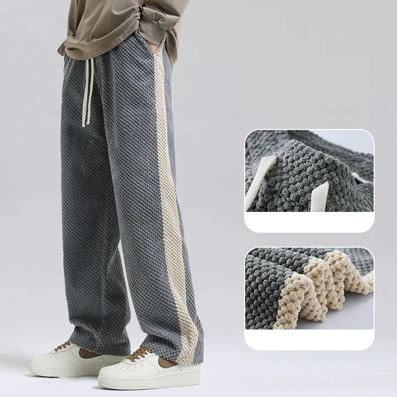 Pantalon de jogging en velours côtelé gaufré Hype