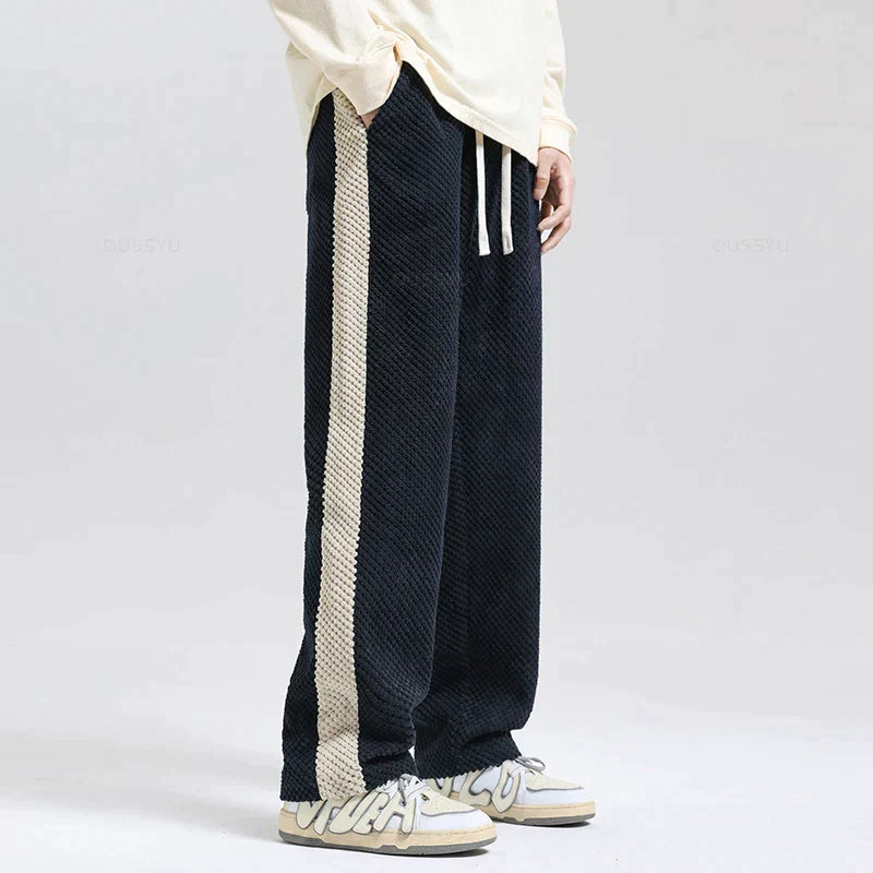 Pantalon de jogging en velours côtelé gaufré Hype